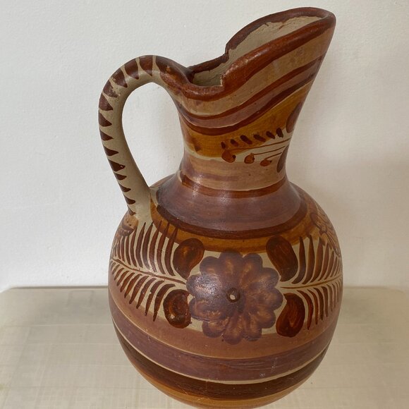 Clay Terra-Cotta Jug / Pitcher - Picture 2 of 7